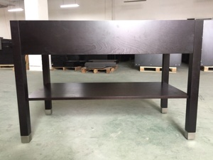 Ensemble de meuble de vanité en bois teinté expresso populaire modulaire RTA avec accessoires de panier de tiroir de robinet - Product Image 5