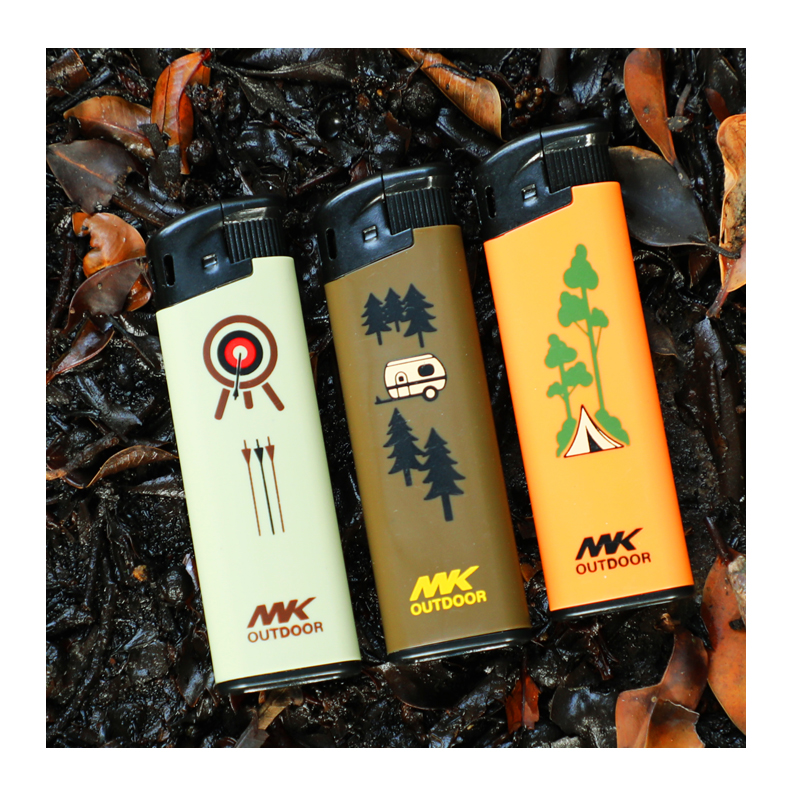 MK electronic custom logo lighter Feuerzeug long refillable torch gas lighter Isqueiro electronic cigarette lighters