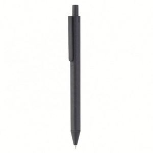 Custom Logo Eco Friendly Wheat Straw <b>Retractable</b> Ballpoint <b>Pen</b> Click Action <b>Pens</b> for Tradeshow Giveaways - Product Image 3