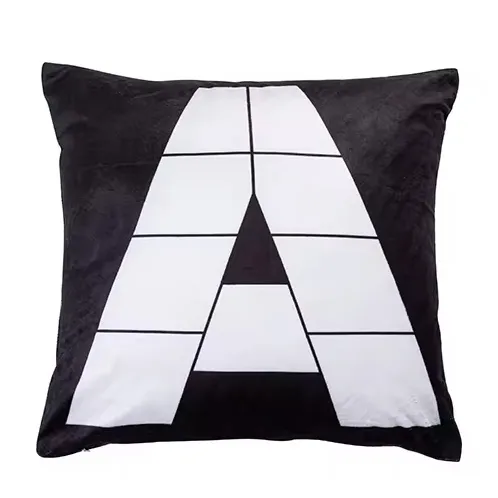 Wholesale Photo Panel Pillow Cover Blank Customized Sofa Home Short Plush Fabric Sublimation Cushion Pillow Cover