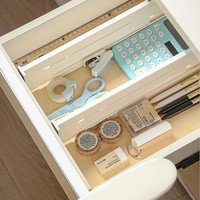 Diviseurs de tiroirs rétractables ajustables HIPS à fixation rapide, 1 couche, pour cuisine, salle de bain, chambre, armoire, bureau, organisation de rangement