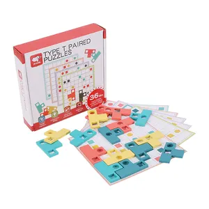 Puzzle per bambini Puzzle a forma di giocattolo di gioco di colore di gioco di logica cognitiva di pensiero messa a fuoco di formazione avanzata gioco da tavolo