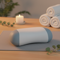 Tragbares Aufblasbares Luftdruck-Massagekissen mit Elektrischer Heizung und Vibration, Nackenentspanner mit Airbag zur Linderung von Schulterspannungen