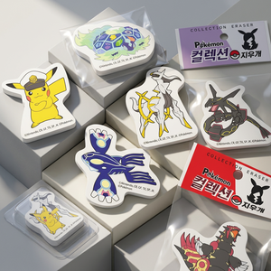 pokemon 3D Figure Novelty Eraser 30 PCS <b>Box</b> Korean <b>Kids</b> Stationery Cute Character Pencil Eraser Anime School Supplies Wholesal - Product Image 1
