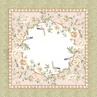 Tapis de Mahjong Américain Écologique et Sans Odeur 2026, Brodé d'Oiseaux et de Fleurs, en Caoutchouc, pour Jeux de Stratégie et Collection de Jeux de Table