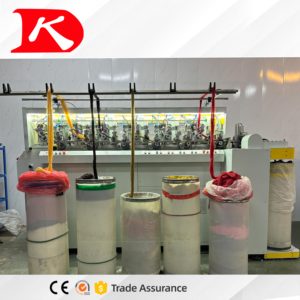 <span class=keywords><strong>Machine</strong></span> de torsion de coton et de fibre à changement de couleur <span class=keywords><strong>Machine</strong></span> de dessus de fantaisie avec des composants de noyau de PLC de moteur Type de produit Machines textiles - Product Image 6