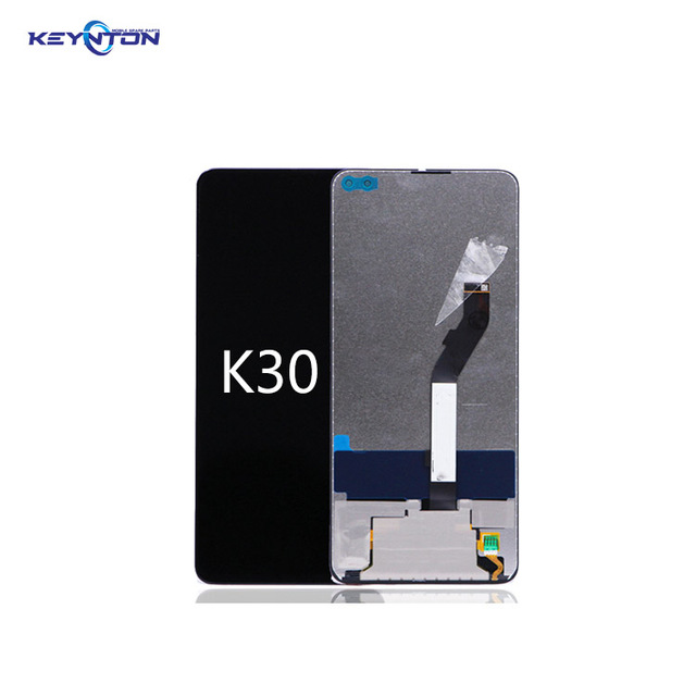 Redmi K30 Full Screen AMOLED Display with Frame & Fingerprint, Original OLED Touch Screen Assembly, Mobile Phone Replacement