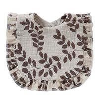 Bavoirs en mousseline de coton pour bébé, à volants, pour filles et garçons, prix de gros bon marché, sublimation personnalisée, Japon