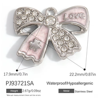 SUMMLY Pendentif Breloque Bikini Étanche en Acier Inoxydable Plaqué Or 18 carats pour Fabrication de Bijoux, Breloques de Bracelet DIY, Vente en Gros