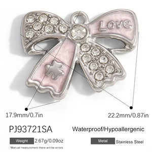 SUMMLY Pendentif Breloque Bikini Étanche en Acier Inoxydable Plaqué Or 18 carats <span class=keywords><strong>pour</strong></span> Fabrication de Bijoux, Breloques de Bracelet DIY, Vente en Gros - Product Image 3
