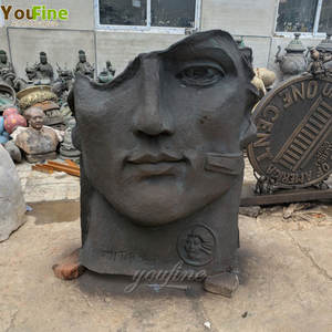 Металлическая абстрактная Бронзовая статуя для стен - Product Image 3