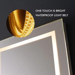 <span class=keywords><strong>Espejo</strong></span> Grande Inteligente Antivaho con Lámpara Led <span class=keywords><strong>para</strong></span> <span class=keywords><strong>Baño</strong></span>, Diseño Moderno, Rectangular, Montado EN LA Pared, <span class=keywords><strong>Espejo</strong></span> <span class=keywords><strong>de</strong></span> Maquillaje Iluminado - Product Image 6
