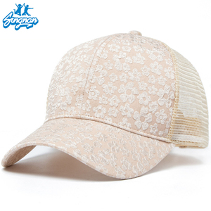 Mùa hè của phụ nữ lưới thời trang Mũ bóng chày thiết kế mới ren hoa Mũ bóng chày thoáng khí Kem chống nắng ưa thích Mũ bóng chày nóng bán - Product Image 2