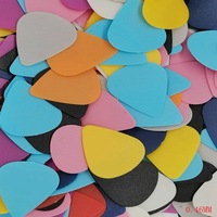 Plectres de guitare électriques en ABS de 0,46 mm, couleurs mélangées, vente en gros à bas prix pour guitaristes