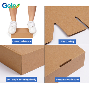 豪华白色瓦楞纸邮寄盒定制品牌纸盒，用于服装和服饰运输 - Product Image 3