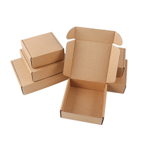 Caja de correo Kraft con logotipo personalizado, muestra gratis, caja de avión de embalaje grueso duro, caja de cartón corrugado al por mayor para juguetes