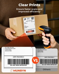 Etiquetas <span class=keywords><strong>de</strong></span> Envío Térmicas Directas MUNBYN 4x6, Grado Comercial, Adhesivo Permanente, Formato Rectangular, Etiquetas <span class=keywords><strong>de</strong></span> Correo - Product Image 4