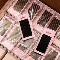 Extensions de cils classiques en plateaux, vente en gros, haute qualité, noir mat, volume intense, faites à la main, épaisseur 0,15 mm