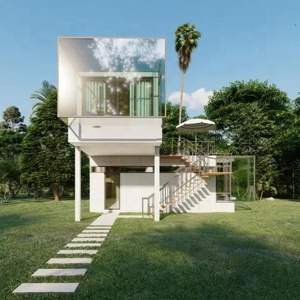 Casa de huéspedes con contenedor personalizado de gama alta: paredes panorámicas de vidrio con diseño de vista al mar - Product Image 2