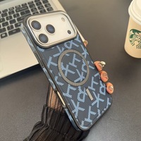 Coque de téléphone en TPU de luxe pour la série 17 avec un design créatif de lettres, protection antichoc