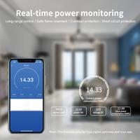 Gledopto GL-DR-001Z Smart Home ZigBee Disjoncteur Power Meter 35MM DIN Rail Smart Relay Switch Fonctionne avec Alexa