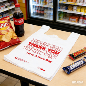 Sacs en PE durables sur mesure avec poignée longue pour besoins d'emballage spéciaux, sacs en plastique blancs pour le nettoyage à sec et la lessive - Product Image 1