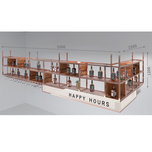 Comptoir de restaurant de luxe Design Café Intérieur Déco <span class=keywords><strong>Pub</strong></span> Bar Comptoir Lounge Bar Mobilier de restaurant - Product Image 6