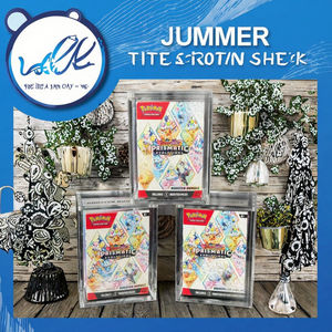 Boîte de présentation en acrylique transparente avec couvercle magnétique pour 6 boosters Pokémon 151, écologique et polie, protection moderne pour cartes de jeu (version anglaise) - Product Image 2