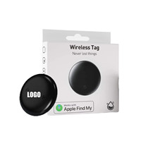 Traceur intelligent pour animaux de compagnie sans fil, compatible Apple Find My, suivi Bluetooth LBS, en plastique, anti-perte, pour clés de voiture, animaux et enfants