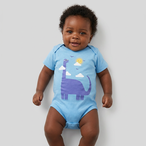 Custom Baby <b>Jumpsuit</b> Wholesale Organic Cotton Infant Clothing Manufacturer interlock <b>jersey</b> baby romper super soft quality - Product Image 1