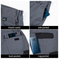 Pantalones de Trabajo Resistentes al Desgaste de Poliéster y Algodón con Logotipo Personalizado, Transpirables para Trabajos de Construcción, Pantalones Cargo