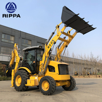 Roda penggerak Backhoe Backhoe 4x4 traktor Backhoe bumi mesin ekskavator pemuat