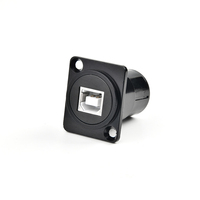Module réseau RJ45 de type D de qualité industrielle pour HDMI, CAT7, CAT6A, CAT5E, module de sertissage blindé, connecteur de panneau USB2.0/3.0