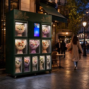 Máquina Expendedora Inteligente de Ramos de Flores con Pantalla Táctil para Venta al por Menor de Autoservicio en Estaciones de <span class=keywords><strong>Metro</strong></span> y Centros Comerciales - Product Image 1