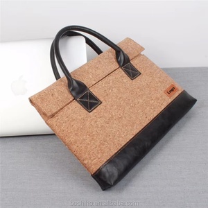 Latest Design Waterproof Business Cork Leather Laptop Case - Product Image 3