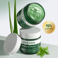 Soin de la peau vegan bio efficace pour soulager les brûlures de rasage et les coups de soleil gel réparateur apaisant à l'aloe vera