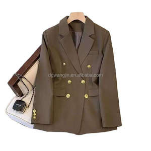 <span class=keywords><strong>Chaqueta</strong></span> de Oficina de Manga Larga de Color Sólido para <span class=keywords><strong>Mujer</strong></span>, <span class=keywords><strong>Talla</strong></span> <span class=keywords><strong>Grande</strong></span>, Conjunto de <span class=keywords><strong>Traje</strong></span> Mini para Negocios - Product Image 6