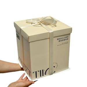 กล่องเค้กวัน<span class=keywords><strong>เกิด</strong></span>กระดาษแข็งขนาดพิเศษพร้อม1000หน้าต่าง + กล่องกระดาษสำหรับสั่งซื้อรายเดือน - Product Image 1