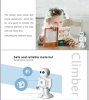 Robot grimpeur intelligent R8 version anglaise, jouet d'accompagnement pour enfants, équipement de service interactif pour la danse