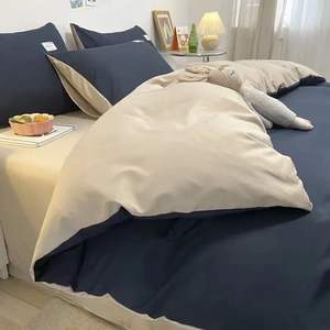 छात्रों के लिए ठोस रंग ऊन भरा हुआ आराम सेट पानी प्रतिरोधी सामग्री गुणवत्ता बिस्तर के लिए प्रतिरोधी - Product Image 3