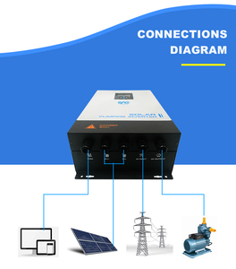 Inversor Solar Híbrido de Bajo Precio de 3kw, 5kw, 7kw, 10kw, 12Kw, 15kw, CA y CC <span class=keywords><strong>220v</strong></span> para Bomba Solar LCD, Monofásico - Product Image 6