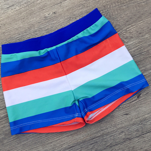 <span class=keywords><strong>Bañador</strong></span> a rayas de colores para niños de 2 a 8 años, Bóxer corto para niños pequeños, venta al por mayor - Product Image 3