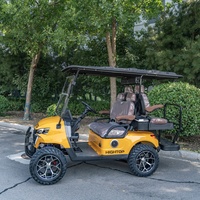 Voiturette de golf électrique 4 places ATV UTV 2+2 48V certifiée CE/GCC/EEC avec freins à disque avant pour voiturette de golf électrique d'extérieur