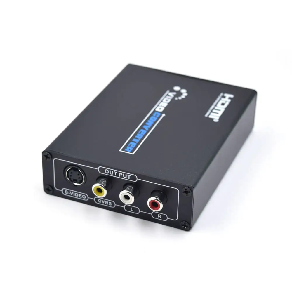 Convertitore Video CVBS s-video da HDMI a AV adattatore da HDMI a 3RCA PAL/NTSC per PC TV