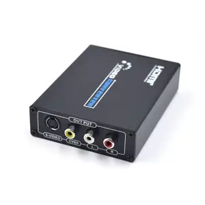 HDMI to AV S-Video CVBS Video Converter HDMI to 3RCA PAL/NTSC Adaptor for TV PC