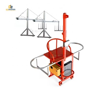 Plateforme suspendue monoplace ZLP250 <span class=keywords><strong>en</strong></span> acier galvanisé à chaud <span class=keywords><strong>pour</strong></span> le nettoyage de façades <span class=keywords><strong>en</strong></span> <span class=keywords><strong>hauteur</strong></span> - Product Image 1