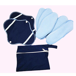 Set di 8 Assorbenti Igienici Lavabili Super Assorbenti per <span class=keywords><strong>Giorno</strong></span> <span class=keywords><strong>e</strong></span> <span class=keywords><strong>Notte</strong></span> - Product Image 5