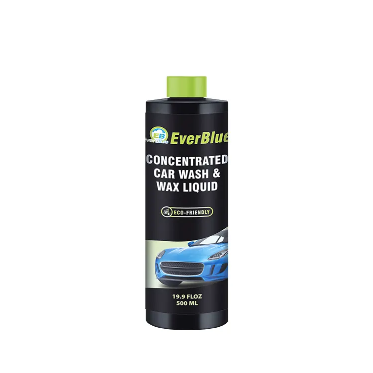Everblue Geschenkdoos Waterloze Hydrogloss Autoshampoo 0. 5l Actief Schuim Carwash & Wax Kit Met Handdoeken Fles