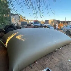 Tanque de almacenamiento de agua de vejiga de PVC para riego agrícola, tanque de agua flexible resistente a la sequía de grado alimenticio de 10000 litros