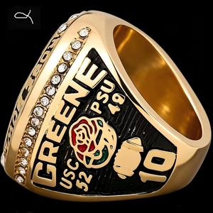 Bague de championnat de rugby universitaire NCAA 2016-2017 de l'Université du <span class=keywords><strong>Southern</strong></span> <span class=keywords><strong>California</strong></span> Trojans, en alliage, tendance - Product Image 2